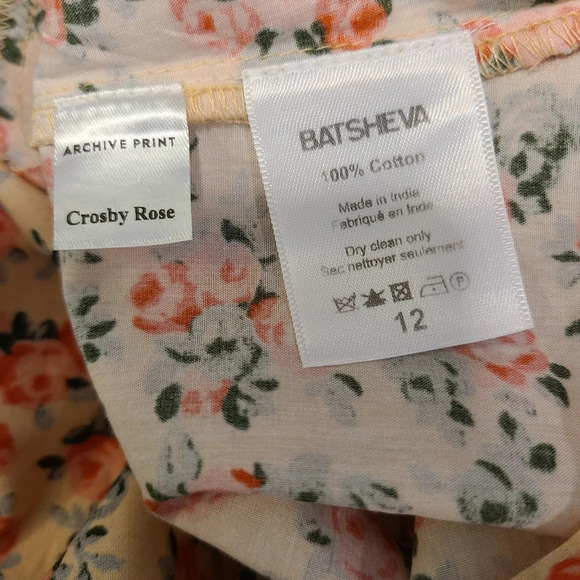Batsheva x Laura Ashley Crosby Rose Floral Mini Dress - Picture 10 of 10